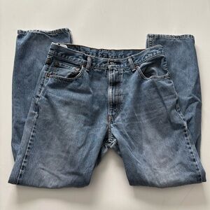 Men's Levi's 550 Relaxed Fit 100% Cotton Blue Jeans W 36 L32